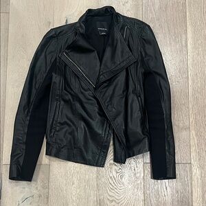 Trouve Black Leather Jacket